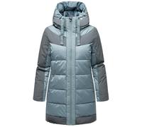 Warme Steppjacke mit Kapuze "Samtkätzchen" Powder Blue L