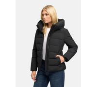 Winterjacke MARIKOO "Akiliaa", Damen, Gr. XXL, schwarz, Obermaterial: 100% Polyester, Jacken Winterjacke, Warme Winterjacke mit Kapuze und taillierter Passform (88537549-XXL) schwarz