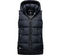 Warme Steppweste mit abnehmbarer Kapuze "Zarinaa" Navy M