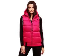 Warme Steppweste mit Kapuze "Kassidy" Pink XL