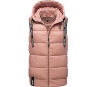 Navahoo Damen Weste Steppweste gesteppt Frühjahr Übergangsweste B860 [B860-Kassid-Puder-Rosa-Gr.S]