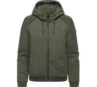 Warme Übergangsjacke mit verstellbarer Kapuze "Chinta Warm YOUMODO" Dark Olive XXL