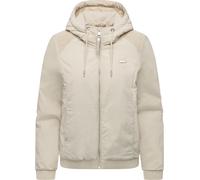 Bomberjacke RAGWEAR "Chinta Warm YOUMODO", Damen, Gr. L (40), ecru, Obermaterial: 100% Nylon; Innenfutter: 100% Polyester; Wattierung: 100% Polyester, loose fit hüftbedeckend, Ärmel ohne Ärmelschlitz