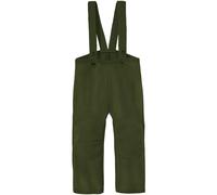 Warme Walkhose Schurwolle in oliv-grün 122/128