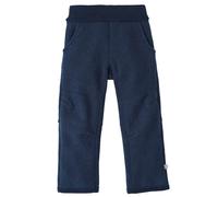 Warme Walkhose Wolle indigoblau 98/104