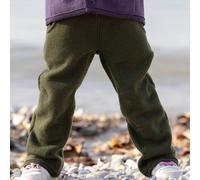 Warme Walkhose Wolle oliv 122/128