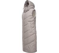 Steppweste RAGWEAR "Suminka Vest" Gr. XL (42), beige (elfenbeinfarben) Damen Westen Longwesten Stylische, lange Winterweste (97292649-XL)