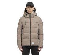 Winterjacke KHUJO "Loga2-YM" Gr. M (50), beige, Herren, Material: 100% Polyester, Futter: 100% Polyester, Wattierung: 100% Polyester, Jacken, Steppjacke mit abnehmbarer Kapuze und Rucksackträgern (507