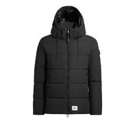 Warme Winter Steppjacke mit Rucksackträgern und Kapuze "Loga2-YM" Obrage Grey M