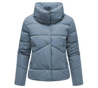 Winterjacke MARIKOO "Jalliaa", Damen, Gr. M, blau (stormy blau), Obermaterial: 100% Polyester. Innenseite: 100% Polyester, Jacken Winterjacke, mit schönem Steppdesign (41327332-M) stormy blau