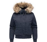 warme Winterjacke mit Kunstfell "Deluxia" Navy L