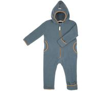 Warmer Fleece Overall Schurwolle blau 74/80