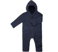 Warmer Fleece Overall Schurwolle marine 74/80
