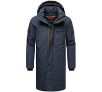 Warmer Herren Wintermantel mit Kapuze "Xandroo XX" Navy XL