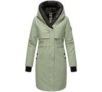 Warmer Kurzmantel mit Kapuze "Snowelf" Smokey Mint XS