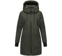 Navahoo Wintermantel Damen oliv, 5XL