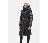 Wintermantel NAVAHOO "Kuscheltraum 14", Damen, Gr. S (36), anthrazit, Obermaterial 1: 100% Polyester. Obermaterial 2: 100% Nylon. Obermaterial Rücken: 100% Nylon. Innenfutter: 100% Polyester. Wattieru