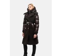 Wintermantel NAVAHOO "Kuscheltraum 14", Damen, Gr. XXL (44), braun (choco), Obermaterial 1: 100% Polyester. Obermaterial 2: 100% Nylon. Obermaterial Rücken: 100% Nylon. Innenfutter: 100% Polyester. Wa