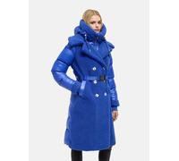 Wintermantel NAVAHOO "Kuscheltraum 14", Damen, Gr. M (38), galaxy blau, Obermaterial 1: 100% Polyester. Obermaterial 2: 100% Nylon. Obermaterial Rücken: 100% Nylon. Innenfutter: 100% Polyester. Wattie