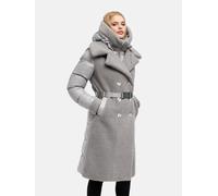 Wintermantel NAVAHOO "Kuscheltraum 14", Damen, Gr. XL (42), grau, Obermaterial 1: 100% Polyester. Obermaterial 2: 100% Nylon. Obermaterial Rücken: 100% Nylon. Innenfutter: 100% Polyester. Wattierung: 