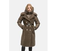 Wintermantel NAVAHOO "Kuscheltraum 14", Damen, Gr. M (38), stone braun, Obermaterial 1: 100% Polyester. Obermaterial 2: 100% Nylon. Obermaterial Rücken: 100% Nylon. Innenfutter: 100% Polyester. Wattie