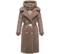 Wintermantel NAVAHOO "Kuscheltraum 14", Damen, Gr. L (40), taupe, Obermaterial 1: 100% Polyester; Obermaterial 2: 100% Nylon; Innenfutter: 100% Polyester; Wattierung: 100% Polyester; Ärmelfutter: 100%