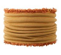 Warmer plüschiger Schlauchschal karamell-grün 80/86