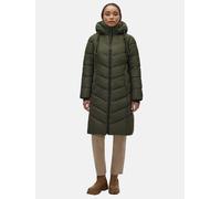 Warmer Steppmantel mit abnehmbarer Kapuze "Sahnekatzii XIV-1" Dark Olive 5XL