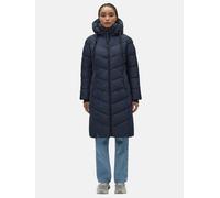 Warmer Steppmantel mit abnehmbarer Kapuze "Sahnekatzii XIV-1" Navy 5XL