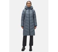 Warmer Steppmantel mit abnehmbarer Kapuze "Sahnekatzii XIV-1" Stormy Blue S