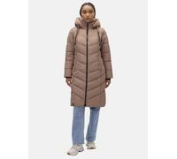 Warmer Steppmantel mit abnehmbarer Kapuze "Sahnekatzii XIV-1" Taupe Grey L