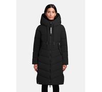 Warmer Steppmantel mit großer Kapuze "Mikia2-YM" Black S