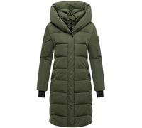 Steppmantel NAVAHOO "Laubzauber 14", Damen, Gr. S (36), grün (olivgrün), Obermaterial: 100% Polyester; Innenfutter: 100% Polyester; Wattierung: 100% Polyester; Ärmelfutter: 100% Polyester, tailliert k