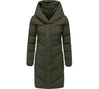 Steppmantel RAGWEAR "Natalka Soft YOUMODO", Damen, Gr. L (40), olivgrün, Obermaterial: 100% Polyester; Innenfutter: 100% Polyester; Wattierung: 100% Polyester, figurumspielend ca. Mitte Oberschenkel,