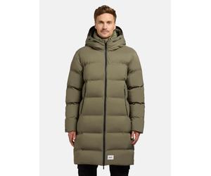 Warmer Steppmantel mit Kapuze "Caius2-YM" Light Moss Green L