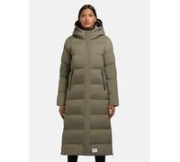 Warmer Steppmantel mit Kapuze "Mayla2-YM" Light Moss Green S