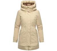 Warmer Steppmantel mit Magnet-Verschluss "Winterprinzessin 14" Beige L