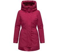 Warmer Steppmantel mit Magnet-Verschluss "Winterprinzessin 14" Berry Wine M