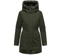 Navahoo Wintermantel Damen oliv, L