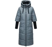 Steppmantel NAVAHOO "Ciao Miau XIV" Gr. XS (34), blau Damen Mäntel (36945059-XS) blau