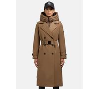 Warmer Trenchcoat mit abnehmbaren Kragen "Elena-YM" Indian Nougat XL