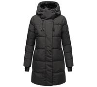 Warmer Winter Kurzmantel mit Kapuze "Kaituu XVI" Black XXL