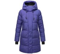 Warmer Winter Kurzmantel mit Kapuze "Kaituu XVI" Blue Violet M