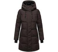 Warmer Winter Kurzmantel mit Kapuze "Kaituu XVI" Choco 5XL