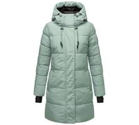 Warmer Winter Kurzmantel mit Kapuze "Kaituu XVI" Smokey Mint M