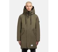 Warmer Winter Kurzmantel mit Magnet-Flap-Abdeckleiste "Anth-YM" Light Moss Green M