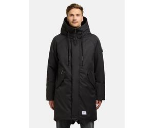 Warmer Winter Kurzmantel mit Magnet-Flap-Abdeckleiste "Anth-YM" Space Grey L