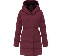 Steppmantel RAGWEAR "Niani YOUMODO", Damen, Gr. 4XL (48), rot (bordeaux), Obermaterial: 100% Polyester; Innenfutter: 100% Polyester; Wattierung: 100% Polyester, tailliert ca. Mitte Oberschenkel, eng e