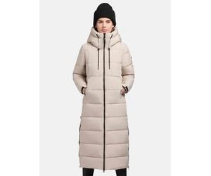 Warmer Winter Steppmantel mit Kapuze "Deria3-YM" Soft Beige L