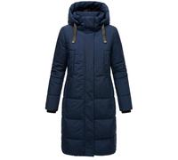 Warmer Winter Steppmantel mit Kapuze "Laryaa XVI" Navy M